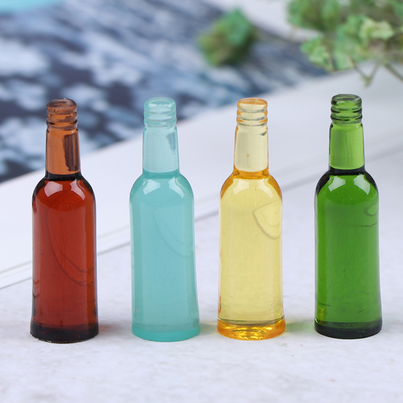 Wine In Beer - 6 adet 1:12 Dollhouse Minyatür Bira