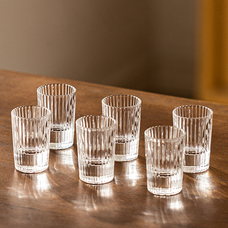 Wine Beer Liquor - 6 adet Set 20ml çizgili yabancı