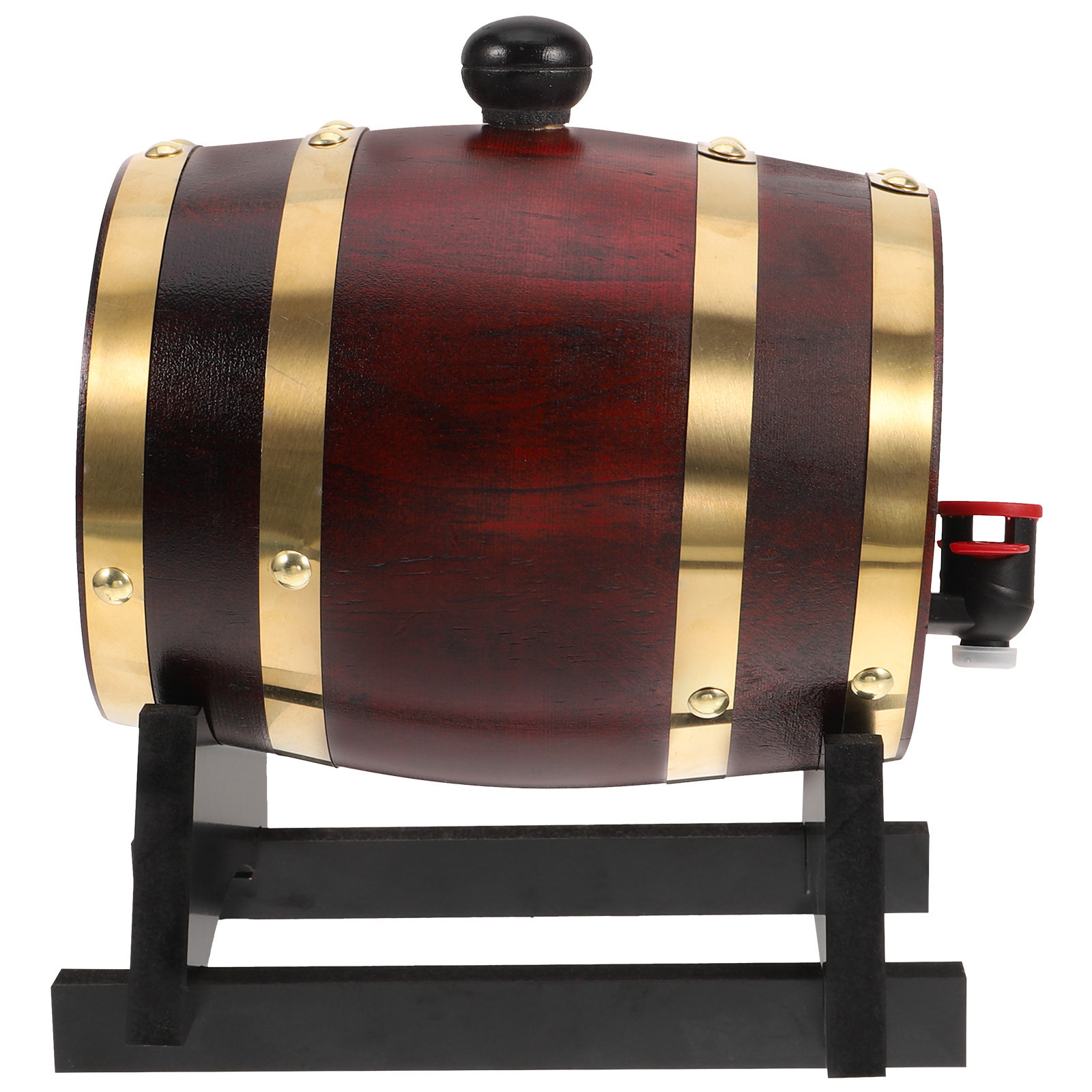 Wine Beer Liquor - 1 Set Ahşap Şarap Fıçısı 1L