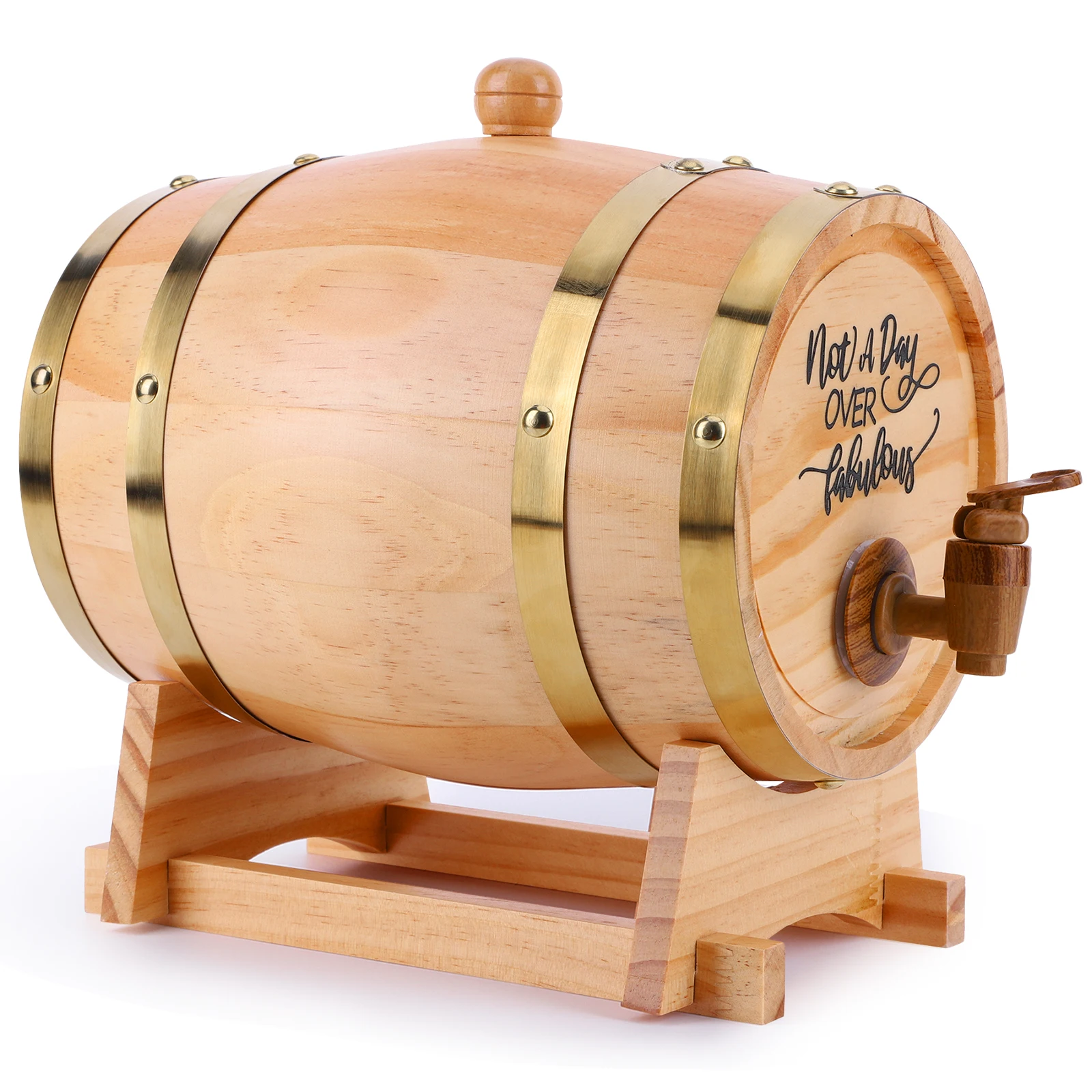 3L Ahşap Viski Fıçısı, Standlı - Wine With Beer Cocktail incelemesi ve fiyatı