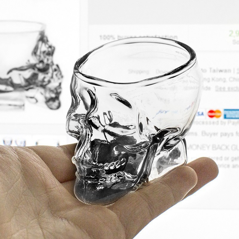 Yaratıcı Cam Kafatası Bira Kup - Wine To Beer To Liquor incelemesi ve fiyatı