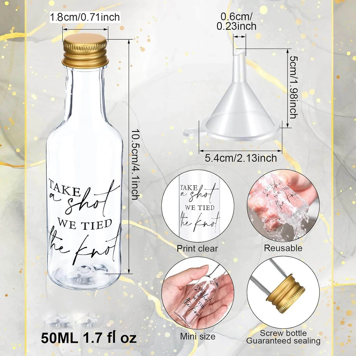50 ml 1.7 oz Mini Likör Şişele - Wine Beer Liquor incelemesi ve fiyatı