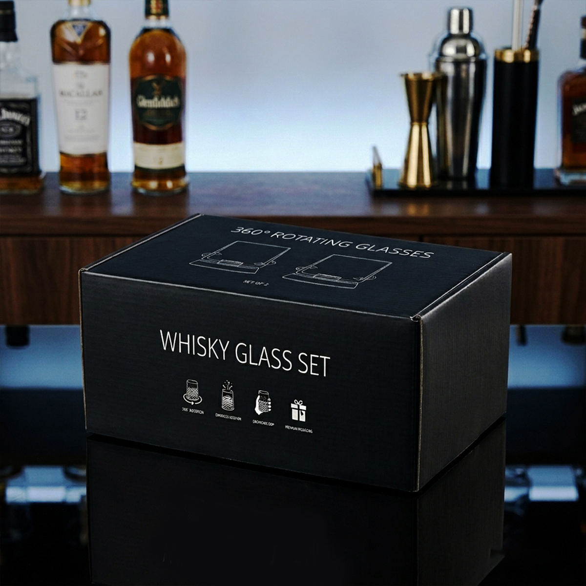 1 Çift Döner Viski Bardağı Yar - Wine To Beer To Liquor incelemesi ve fiyatı