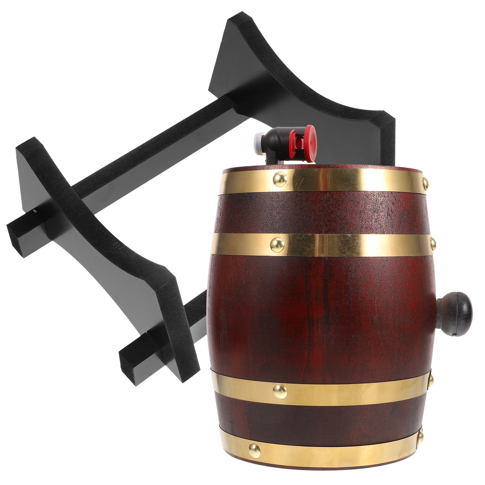 1 Set Ahşap Şarap Fıçısı 1L Kı - Wine Beer Liquor incelemesi ve fiyatı