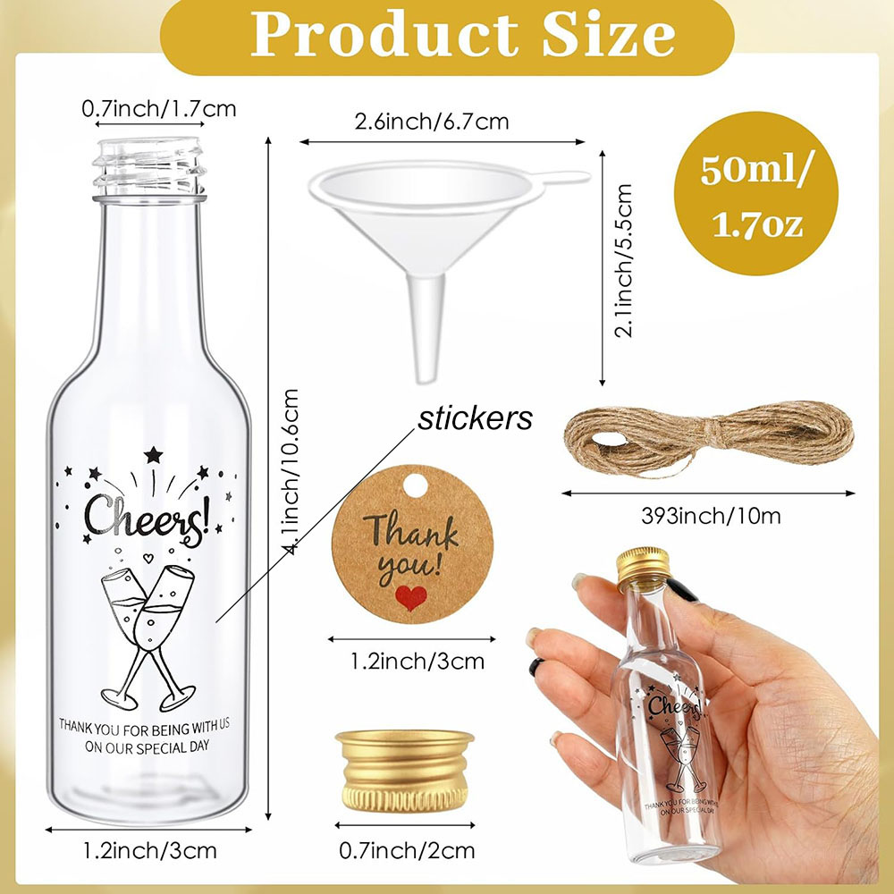 50'li Paket Mini İçki Şişeleri - Wine Beer Liquor incelemesi ve fiyatı