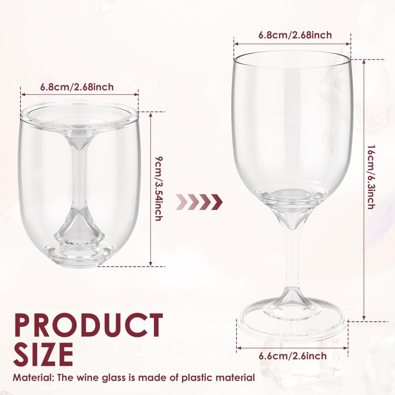 Katlanır Şarap Bardağı Şeffaf  - Wine & Beer Packages incelemesi ve fiyatı