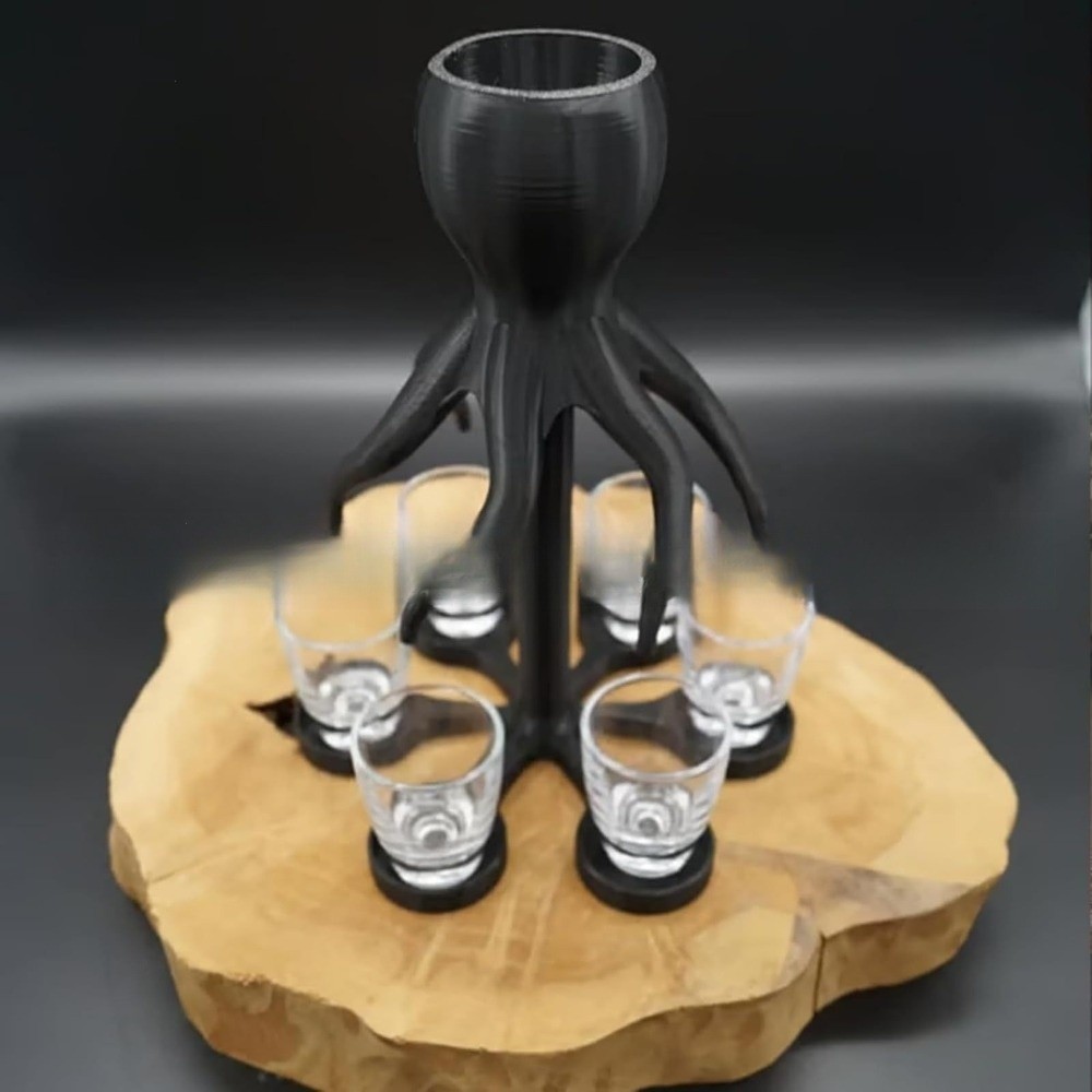 8 Delikli 3D Baskılı Şarap Dağ - Wine To Beer To Liquor incelemesi ve fiyatı